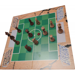 Fußballschachbrett