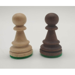 Holzschachfiguren in Box