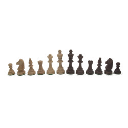 Holzschachfiguren in Box