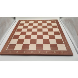 Premium Holzschachset Mahagoni (Koordinaten) German Knight