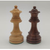 Premium Holzschachset Mahagoni (Koordinaten) German Knight