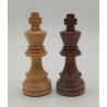 Premium Holzschachset Mahagoni (Koordinaten) German Knight
