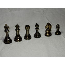 Exklusives Schachset Metallfiguren