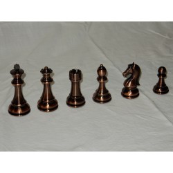 Exklusives Schachset Metallfiguren