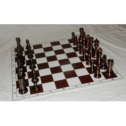 Exklusives Schachset Metallfiguren
